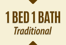 1 Bedroom 1 Bath Traditional