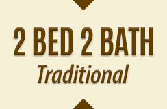 2 Bedroom 2 Bath Traditional
