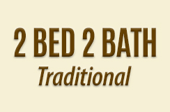 2 Bedroom 2 Bath Traditional