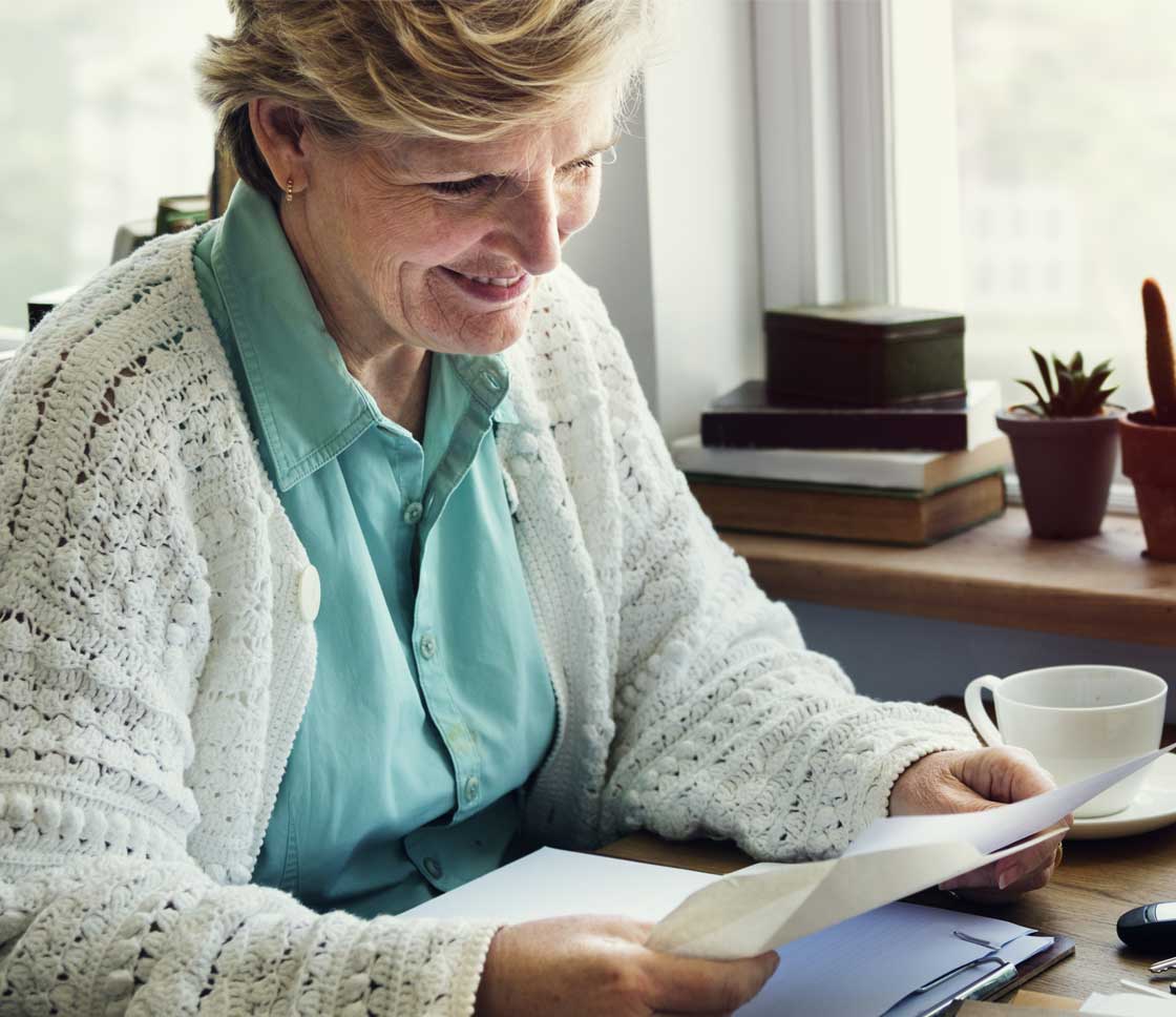 Older Woman Reading